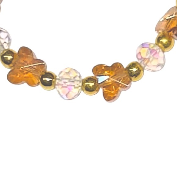 NEW STRETCH CRYSTAL Glass Bead Bracelet - Picture 5 of 8